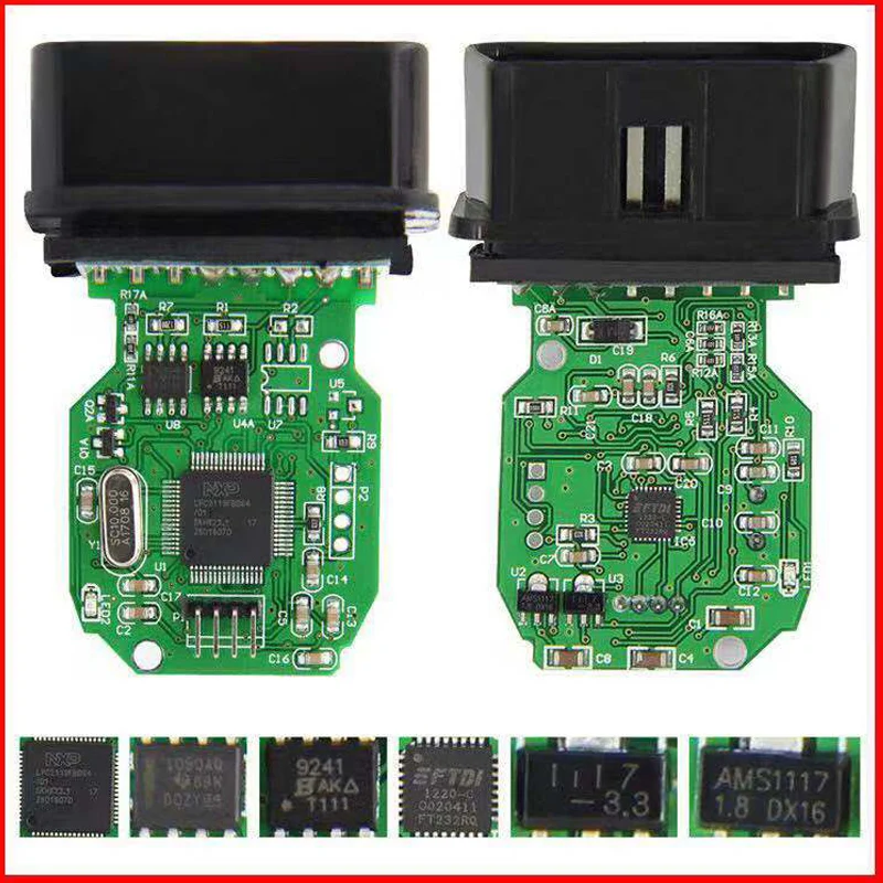 Мини VCI для TOYOTA один кабель V12.00.127 с чипом FTDI FT232RL Toyota MINI j2534 TIS Techstream поддерживает OEM