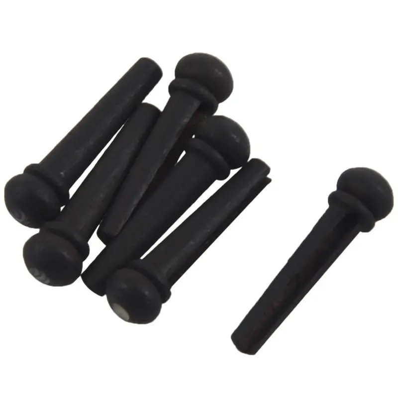 

PP200000 Bridge Pin with Paua Shell Inlay, Black