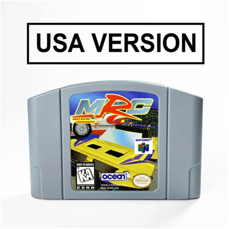 MRC – cartouche de jeu vidéo multi-compétition, 64 bits, Format NTSC, Version américaine
