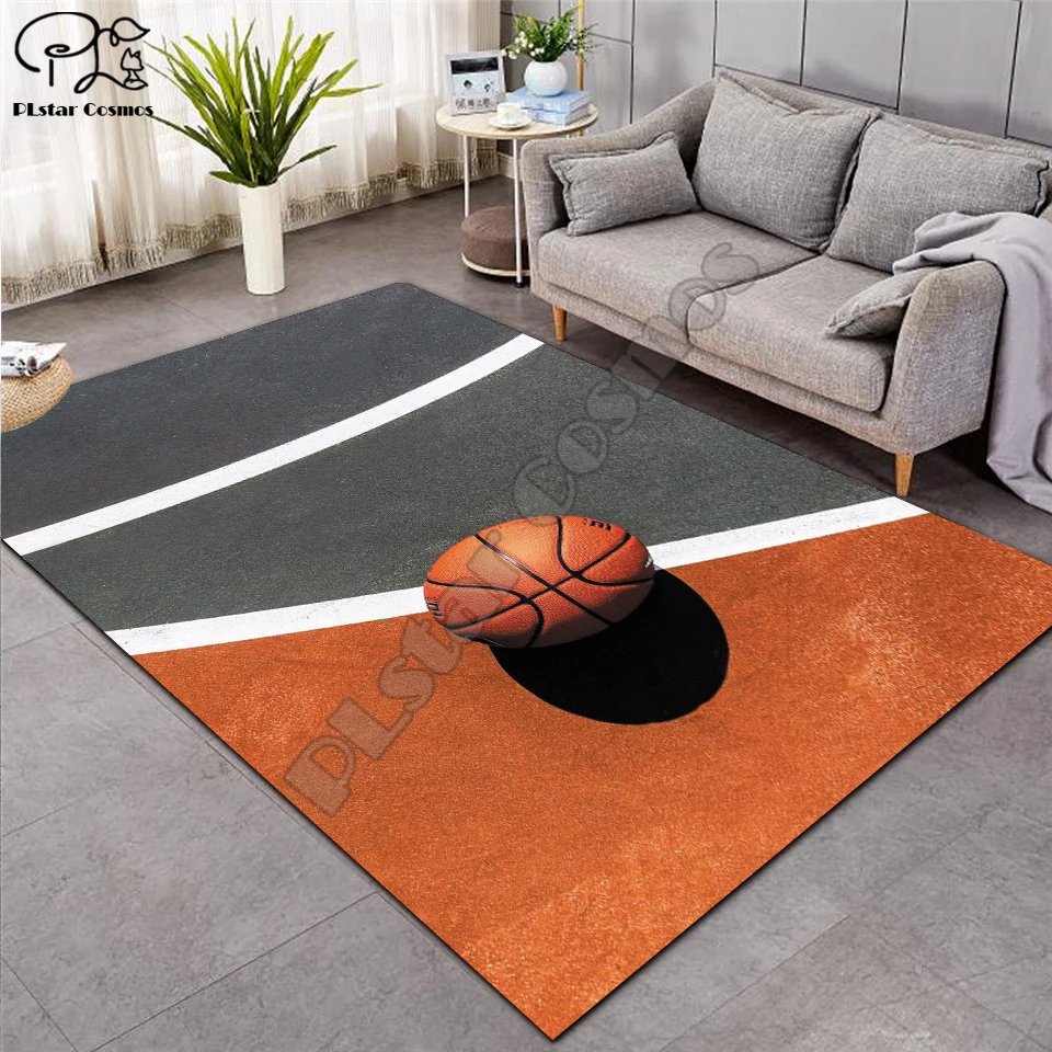 

Carpet 3D Basketball Larger Mat Flannel Velvet Memory soft Rug Play Game Mats Baby Craming Bedroom Area Rugs Parlor Decor-5