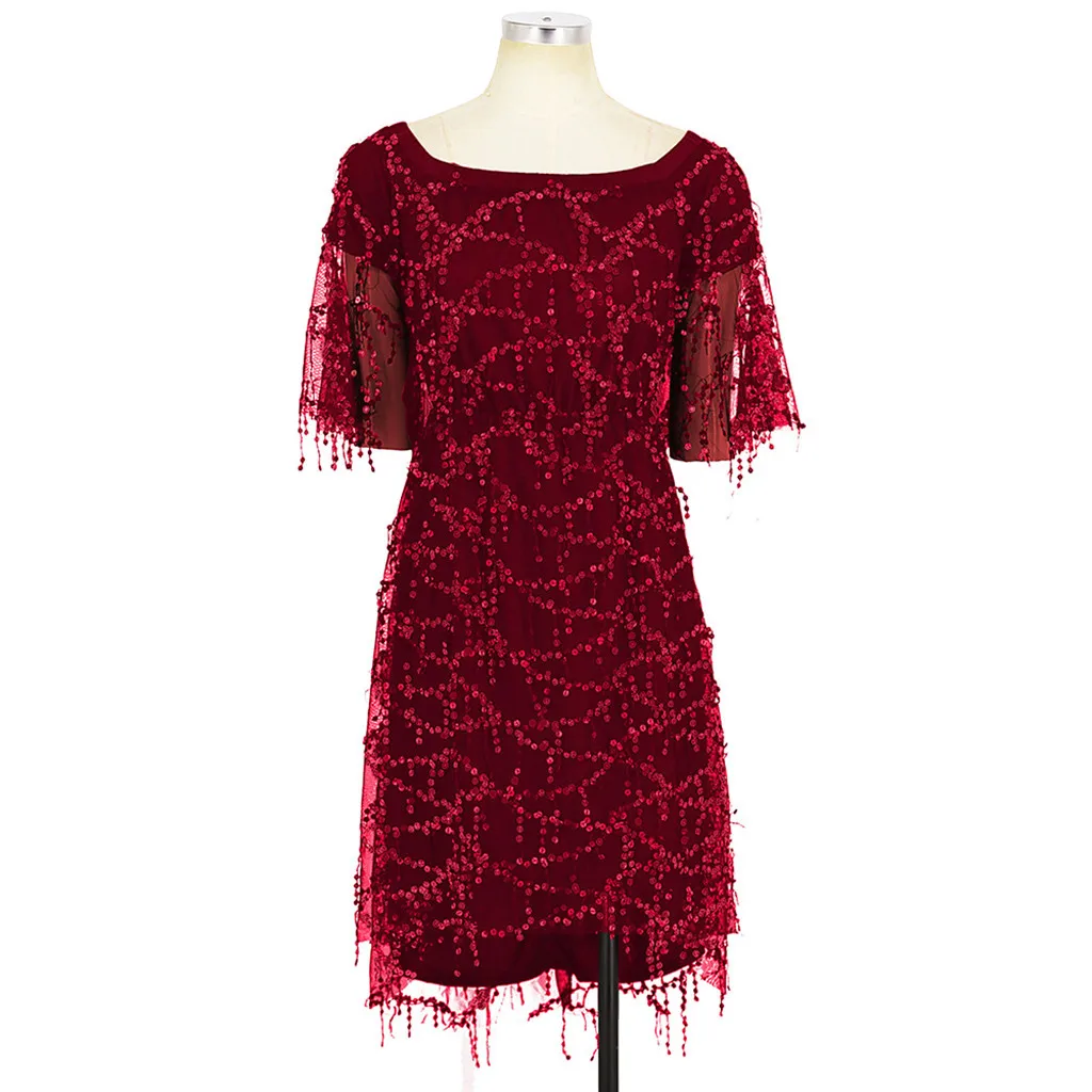 

Women Shimmer Short Sleeve Flashy Sequins Embellished Sexy Hip Sequined Dress Women Sales Ropa Mujer Party Dresses Vestidos