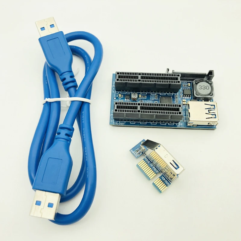 Новая плата расширения PCI Express USB 3 0 адаптер Райзер компоненты ПК удлинитель PCIE PCI-E