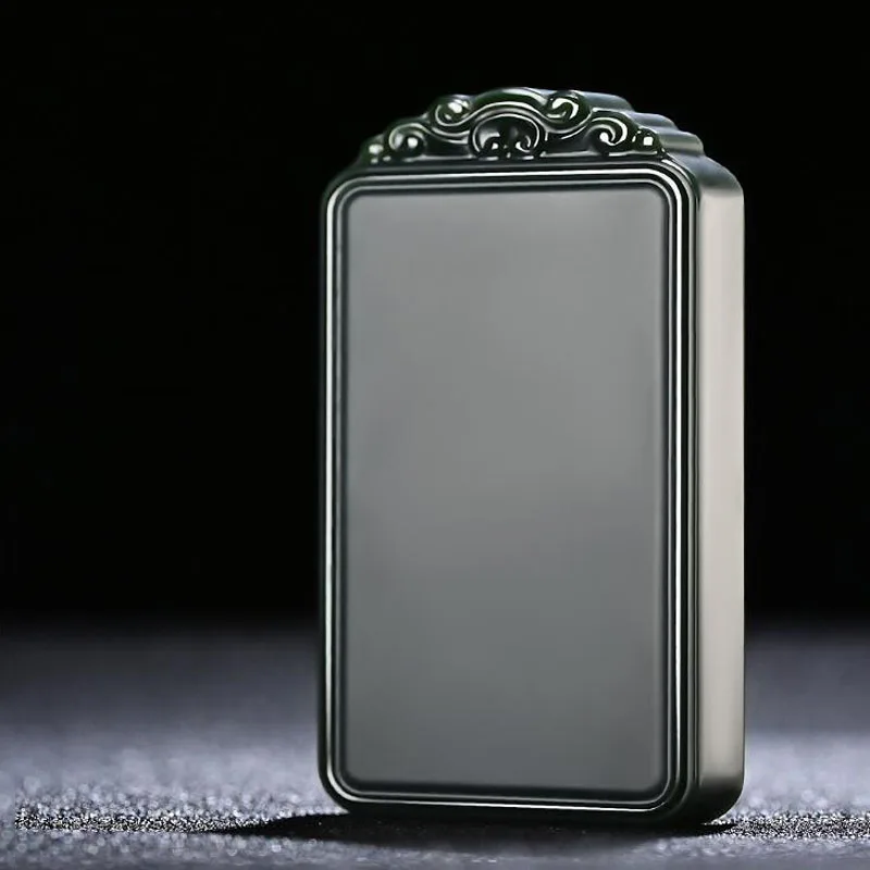 Ожерелье с подвеской благословение природного нефрита модное очарование для