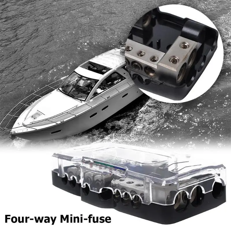 4 способ автомобиля Мини ANL лезвие держатель предохранителя коробка 2 в из блок