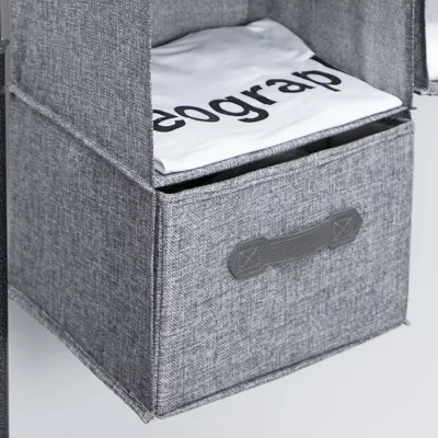 Gray drawer Вращающийся шкаф, подвесная сумка для хранения, межслойный ящик, Тип вешалки для одежды, держатель, портативный органайзер, подвесной органайзер для шкафа - Цвет: Gray drawer