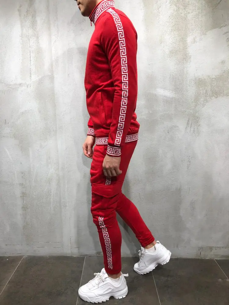 Litthing спортивный костюм на молнии мужской комплект из 2 предметов мужская одежда с