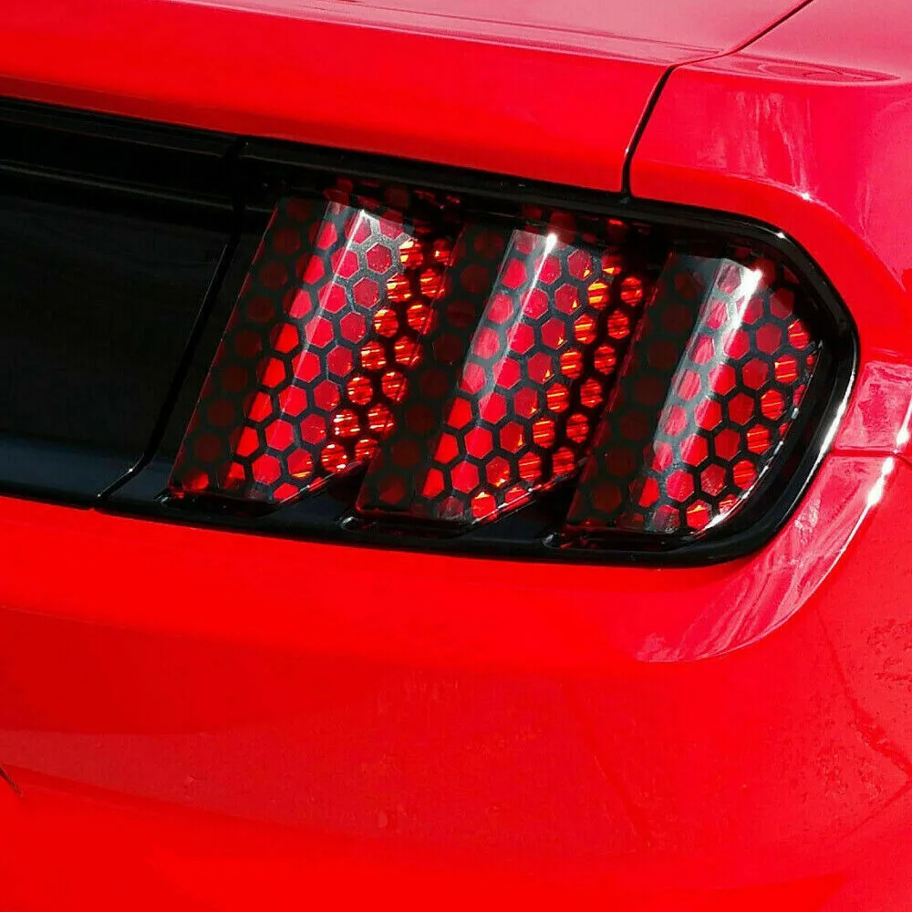 

Lampshade Tail Light Sticker Parts Rear Lamp Replacement Accessories Black