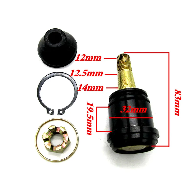 Шаровой шарнир М12 подходящий к нижней руке шаровой подходит для китайских