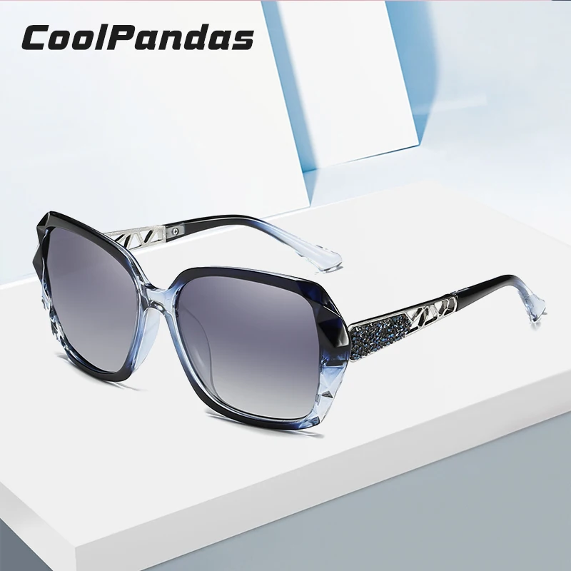 Женские поляризационные солнцезащитные очки CoolPandas брендовые дизайнерские для
