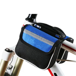 universal bicycle front beam bag mountain bicycle bag mobile phone bag upper tube bag saddle bag cycling bag bike accessories free global shipping