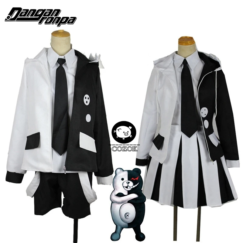 

2020 High Quality Danganronpa 2 The End Of Hope College The Cold Blooded Monokuma Unisex Halloween Cosplay Costume