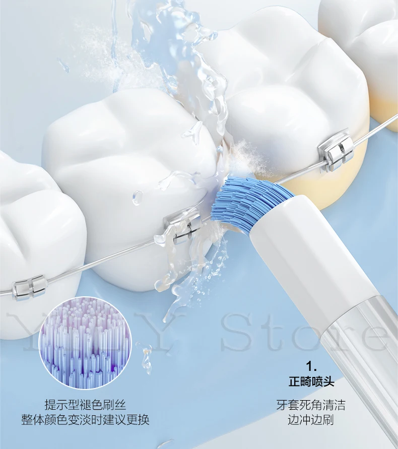 Huawei HiLink Selection Lebooo Smart Intelligent Oral Irrigator Household Portable Dental Washer Special For Orthodontics enlarge