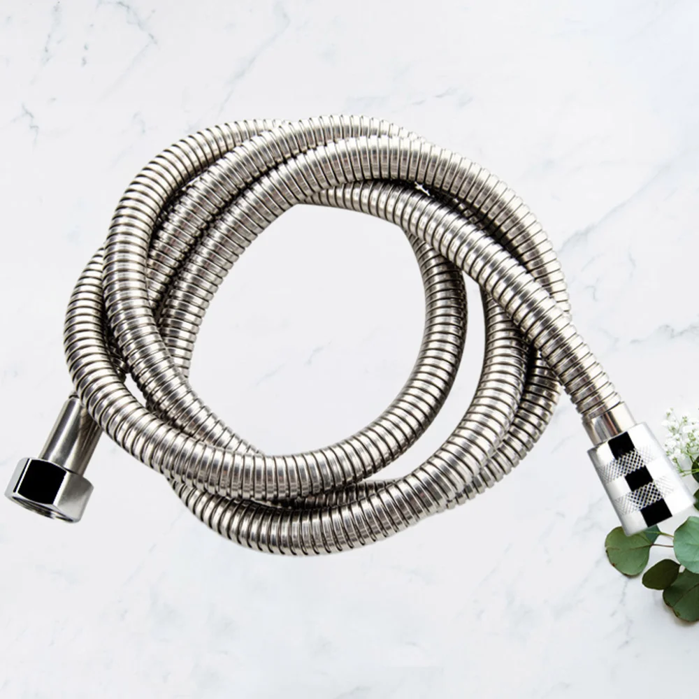 

Stainless Steel Thickened Shower Hose 1.5 Meter G1/2 Bathroom Handheld Connection Tube Sprayer Hose