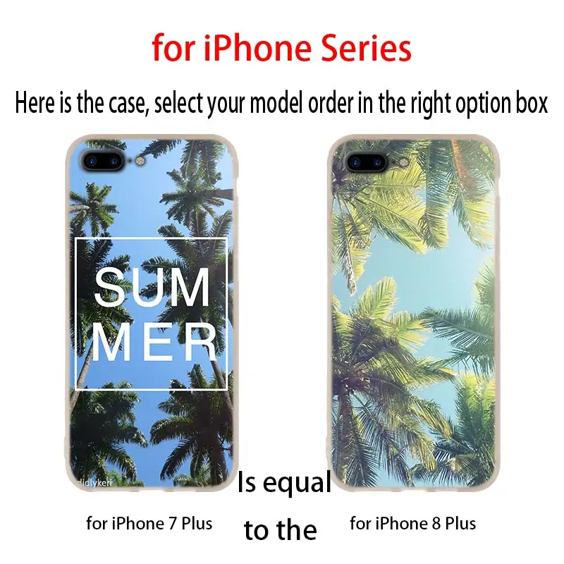 Летний Пляжный Мягкий силиконовый чехол для iPhone 11 Pro 7 8 Plus XR XS Max 4 5 5S SE 6 s чехлы Etui |