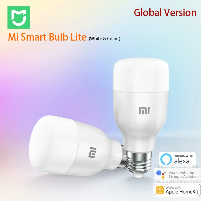 Global Version Xiaomi Smart Lamp Lite Led Lights Color LED APP WIFI Voice Control Temperature Bulb Room Decor Night Lights