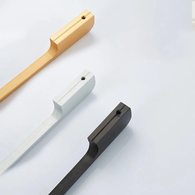 american style black cabinet handles gold aluminum alloy kitchen cupboard pulls drawer knob furniture handle length 600mm 1200mm free global shipping