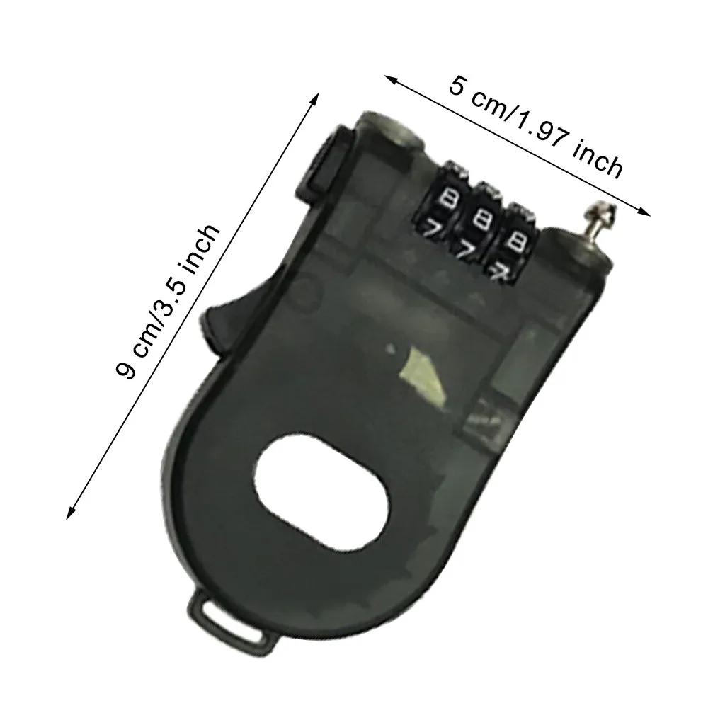 Анти кражи охранная кодовый 3 цифр велосипедный Запчасти велосипед мини