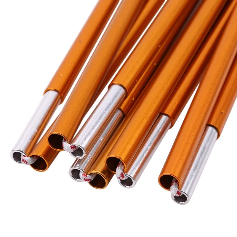 

2Pcs / Set Hot Outdoor Camping Tent Pole Aluminum Tent Rod Reserve Replacement 8.5mm Tent Support Poles Tent Accessories