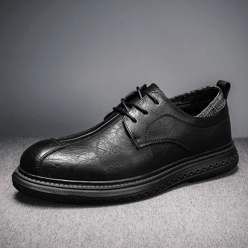

Мужские оксфорды Soulier, модные повседневные кожаные кроссовки, броги