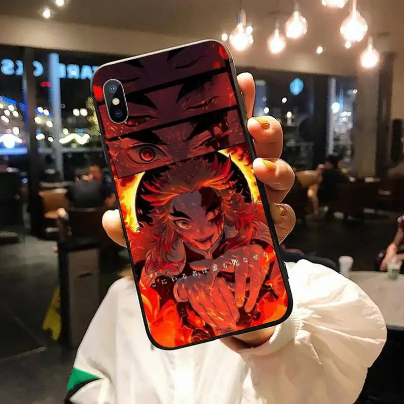 

Kyojuro Rengoku hot anime manga high quality luxury Phone Case shell for iPhone 11 12 pro XS MAX 8 7 6 6S Plus X 5S SE 2020 XR