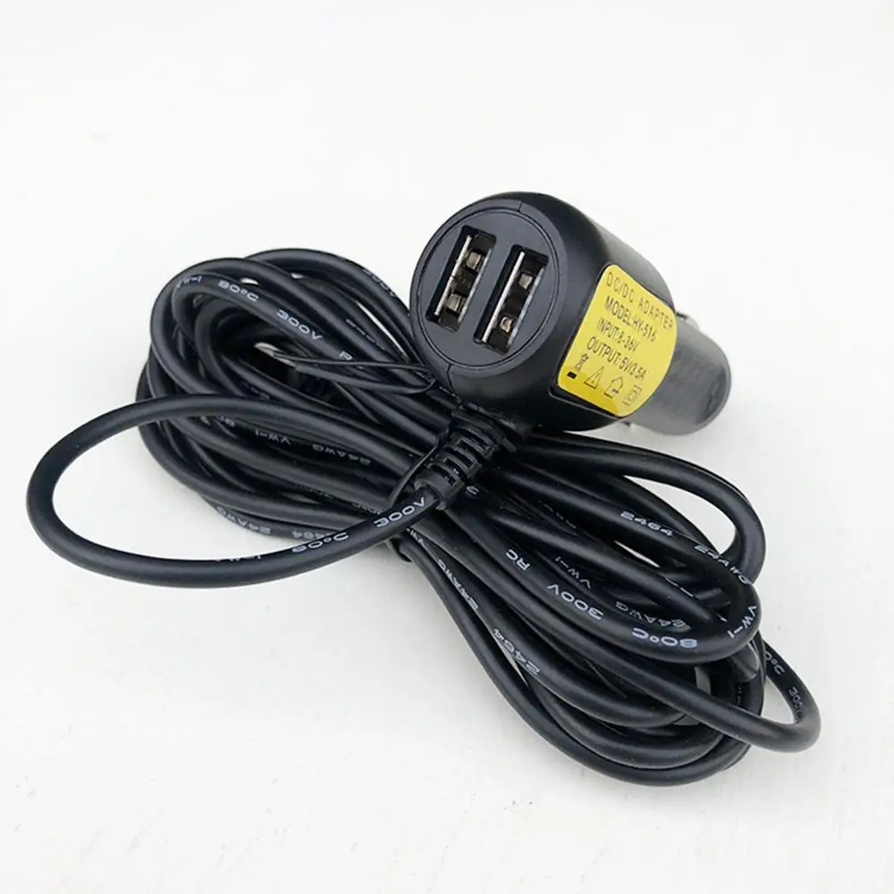 Автомобильное зарядное устройство с двумя Usb портами 8 36 в 3 5 м|Зажигалка| |