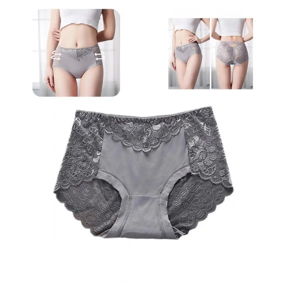 

Women Panties Mid Waist Simple Thin Pure Color Seamless Briefs Women Underpants for Sleeping