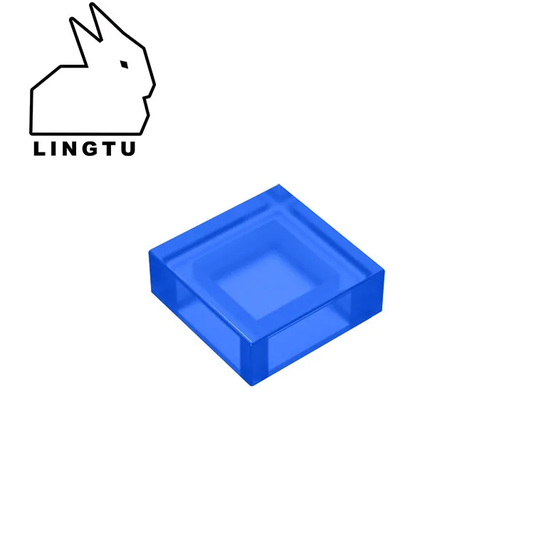 LINGTU строительный блок для бренда Fro Lego 3070 30039 1x1 плитка Развивающие детские