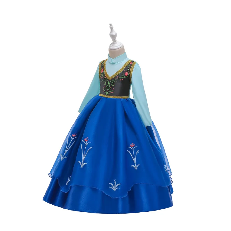 Kids Girls Cosplay Dress with Cape Teens Princess Party Costume Children Halloween Fantasy Up Birthday Gowns 2-8 Yrs | Детская одежда и