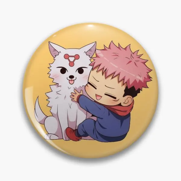 

Jujutsu Kaisen - Itadori with a dog 11 Soft Enamel Pin Cute Fashion Lover Cartoon Women Lapel Pin Collar Gift Clothes Hat