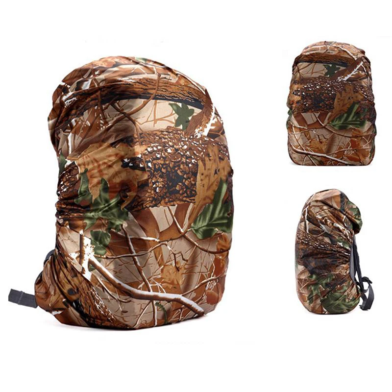 

Outdoor Sports Camping Hiking Bag Cover Camouflage Backpack Bag Rain Cover Waterproof Dust Cover Nylon School Bag Cover