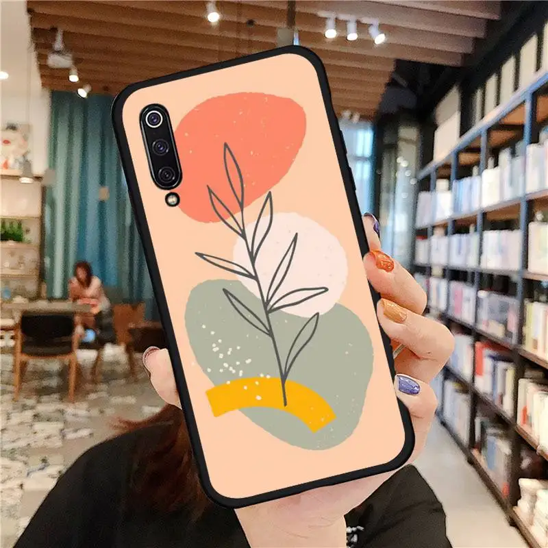 

Line Art Aesthetics Phone Case For Xiaomi Mi A1 A2 5 6 6PLUS 8 9 SE Lite MIX 2 2S MAX 2 3 Pocophone F1