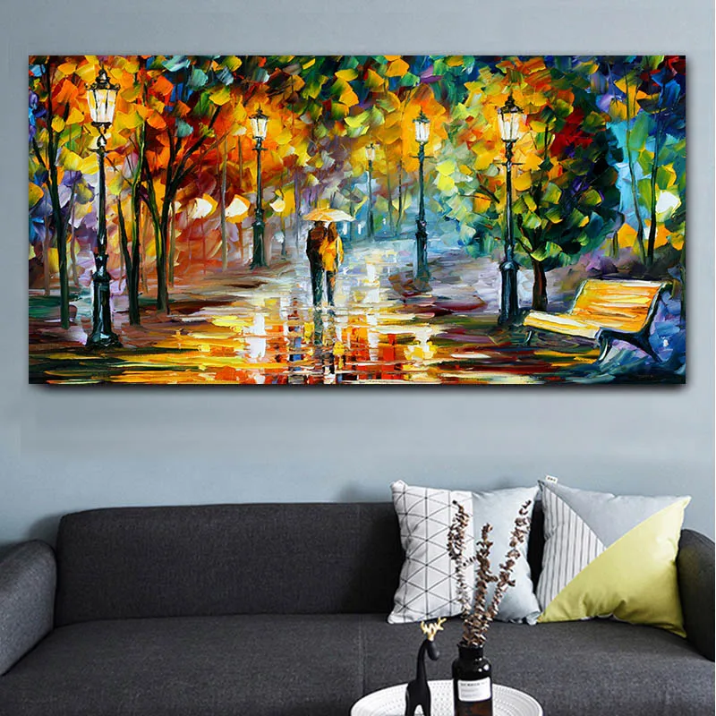 

Handmade Oil Painting Thick Oil On Canvas Landscape Painting Abstract Wall Art Picture For Living Room Home Decor Dropshipping