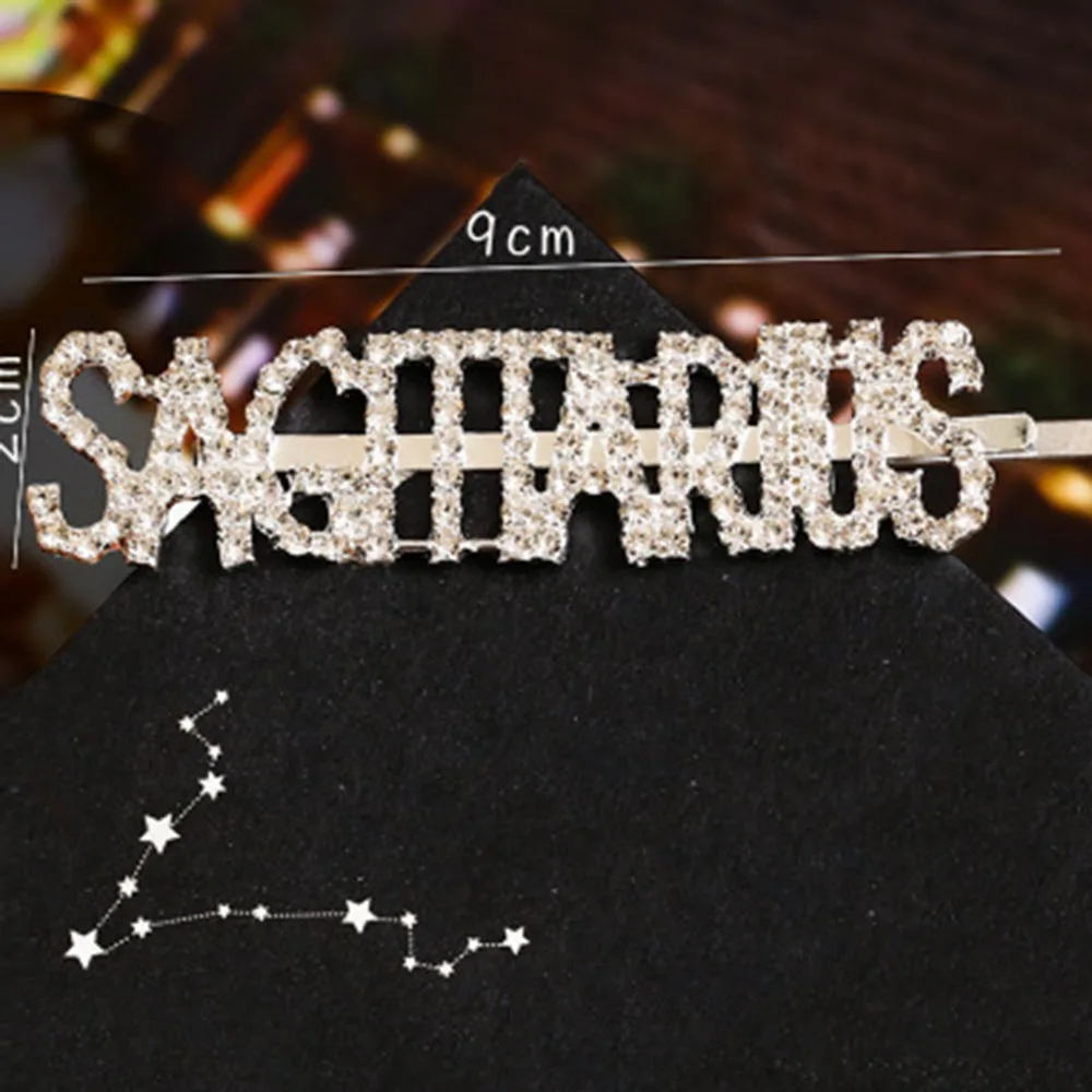 1 шт. заколка для волос с жемчугом английская неделя буквенным принтом стразы