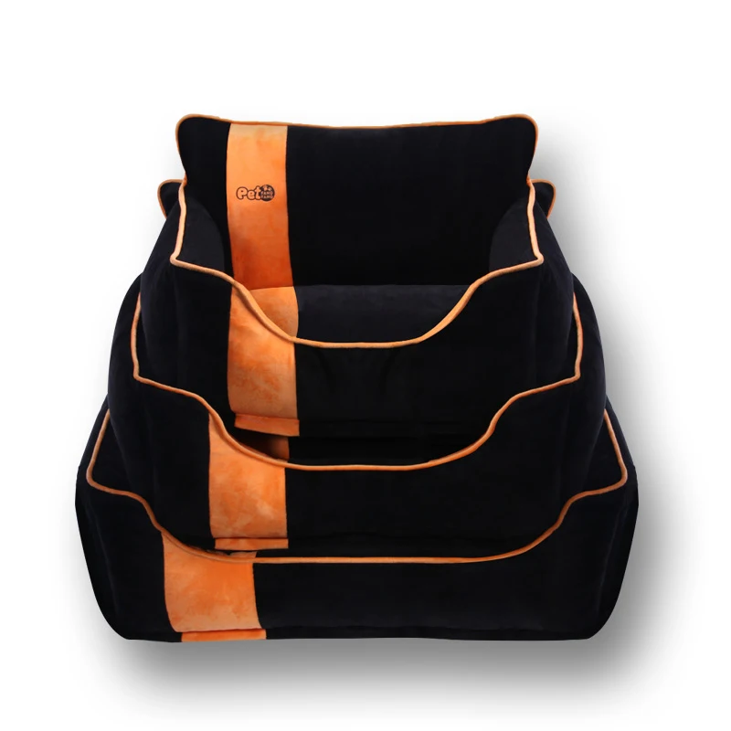 Классический питомник для домашних животных теплая большая кровать собак