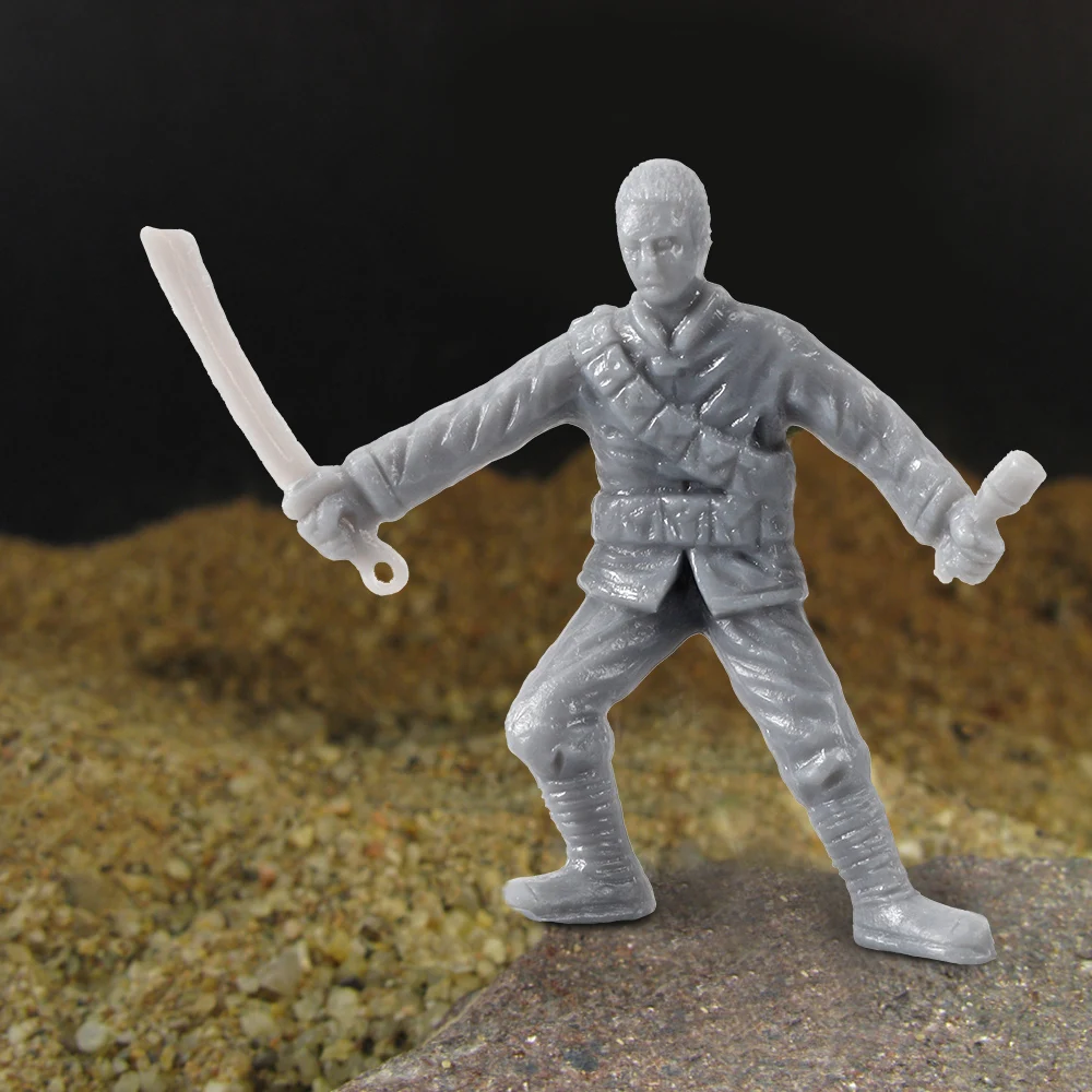 Viikondo армейский мужской Toy-50pcs Второй мировой войны маленький солдат Военная сцена