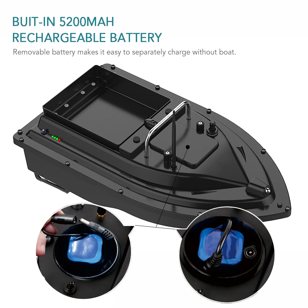 D16 GPS RC рыболовная лодка-приманка интеллектуальная игрушечная лодка с