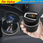 1 шт. портативная пепельница светодиодный автомобиля светодиодная подсветка пепельница для сигар Авто наклейки для Volvos XC90 XC60 XC40 V40 V50 V60 S40 S50 S60 S70 S80 S90