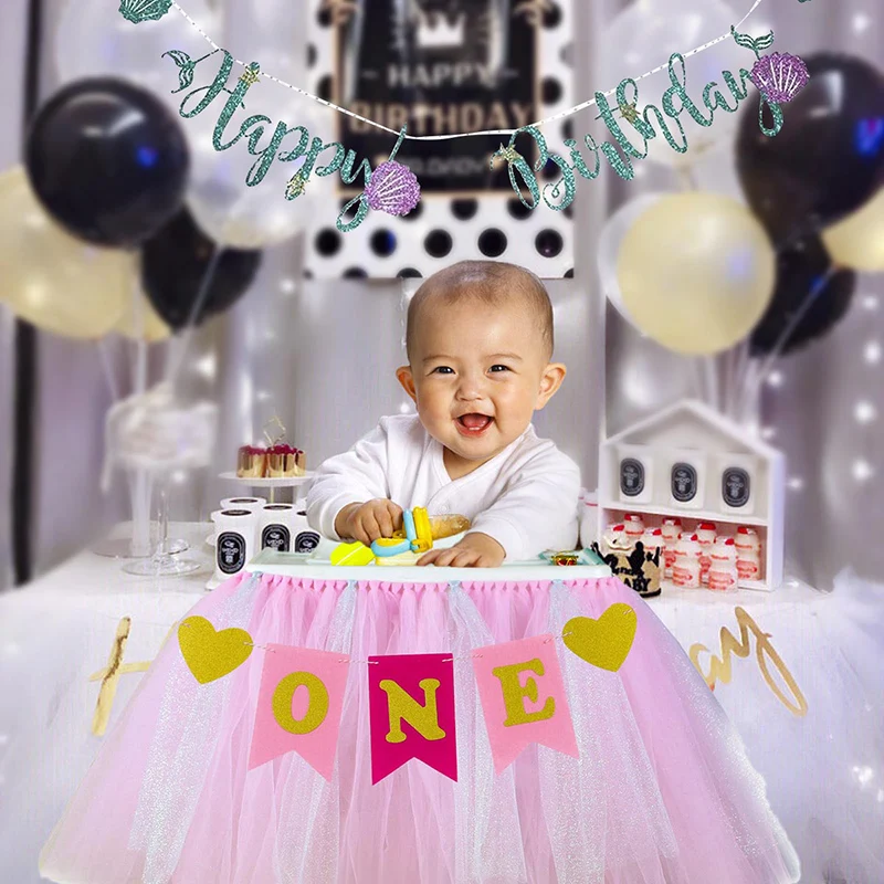 Юбка пачка для стола тюлевые юбки с высоким стулом детского дня рождения