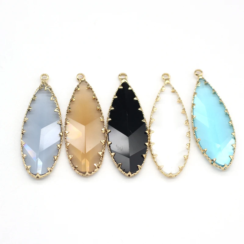 2 шт. стеклянные подвески для сережек | Украшения и аксессуары