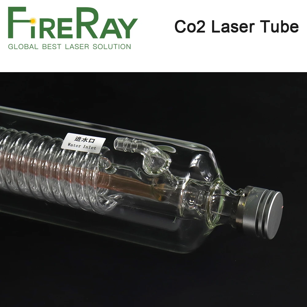 FireRay Yongli A1s 75 Вт CO2 лазерная стеклянная трубка Деревянный чехол Длина 1100 диаметр 80