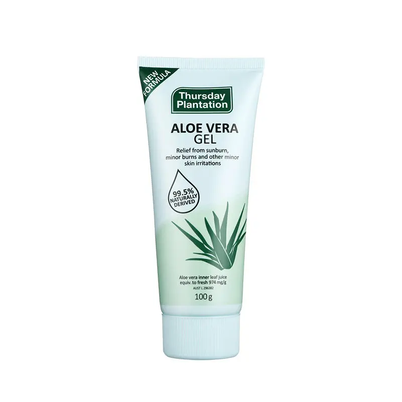 Четверг Aloe Vera Gel 100 г натуральный увлажняющий крем уход для небольших солнечных