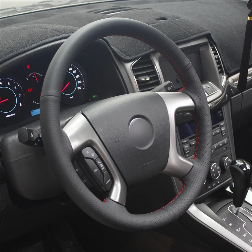 Черный чехол из натуральной кожи для Chevrolet Captiva 2007-2014 Silverado GMC Sierra 2007-2013 Daewoo Winstorm |