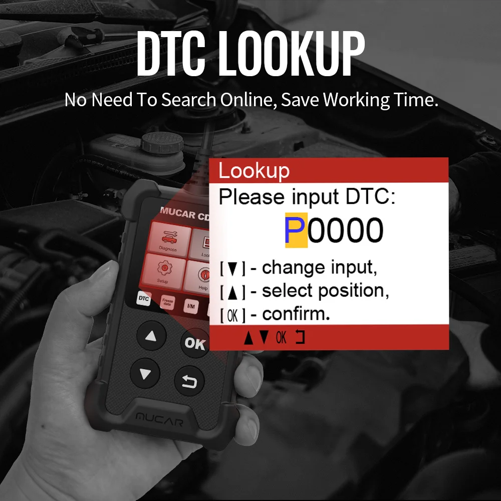 Диагностический сканер MUCAR CDL20 OBD2 прибор для считывания кодов автомобиля Полная