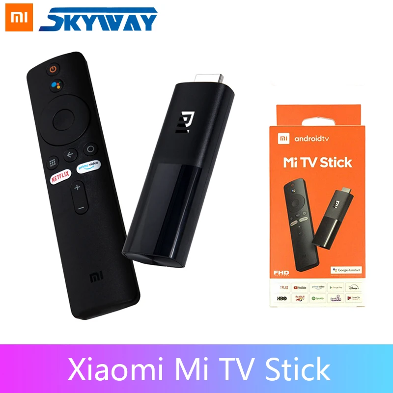 ТВ-приставка Xiaomi Mi TV Stick глобальная версия Android 2K HDR четырехъядерный процессор 1 ГБ
