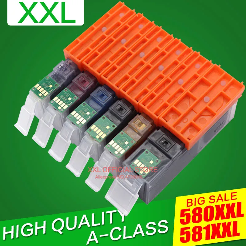 Чернильный принтер для картриджей Canon TS6150 TS6250 TS 6150 6250 Pixma 580XXL PGI580 | Компьютеры и