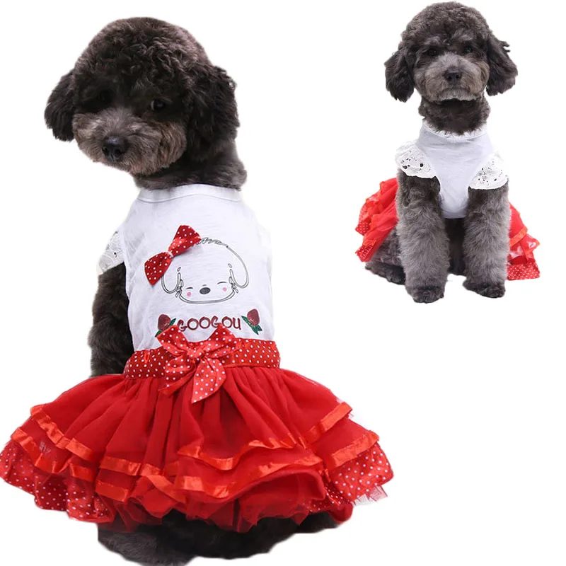 Милые платья для выпускного вечера Тюлевая юбка-пачка с принтом собаки