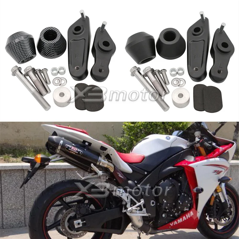 Мотоцикл Нет Cut Рамка ползунки аварии защита от падения для Yamaha YZF R1 YZFR1 YZF-R1 2009 2010 2011 2012 2013
