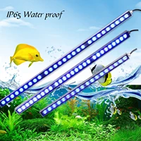 populargrow bluetooth control 54w81w108w led aquarium light with 470nm leds dimmable fish lamp for coral reef tank