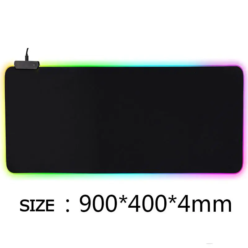 

Mouse Pads LED Light USB Interface Fabric Weaving Thick Non-slip Rubber Sole