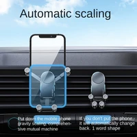gravity car phone holder mobile cell stand smartphone support for iphone huawei xiaomi samsung gps air vent mount
